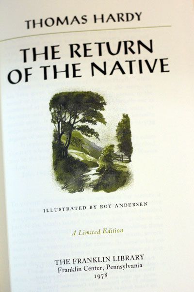 book the return of the native