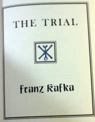 the trial book franz kafka
